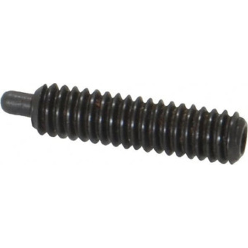 Gibraltar 8-32, 5/8 Thread Length, 3/32 Plunger Projection, Steel Threaded Spring Plunger 0.07 Max Plunger Diam, 5/8 Plunger Length, 2.7 Lb Init End Force, 7.3 Lb Final End Force, 1/16 Hex 57003XG – 02469765