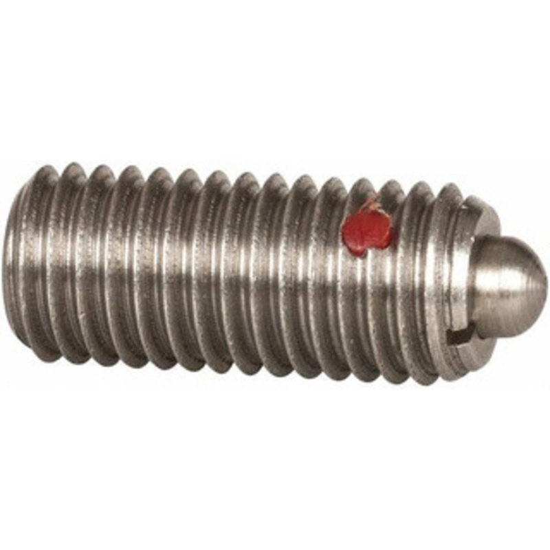 Gibraltar M12 x 1.75, 1.102 Thread Length, 0.157 Plunger Projection, Stainless Steel Threaded Spring Plunger 0.236 Max Plunger Diam, 1.102 Plunger Length, 10.12 Lb Init End Force, 24.73 Lb Final End Force MSSW10-8-PT-G – 75468983