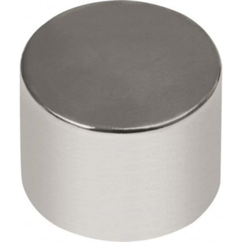 Mag-Mate 3/8 Diam x 3/8 High Neodymium Rare Earth Magnet 7.96 Lb Max Capacity, 180F Max, Nickel Plated NE3737NP42 – 39158431