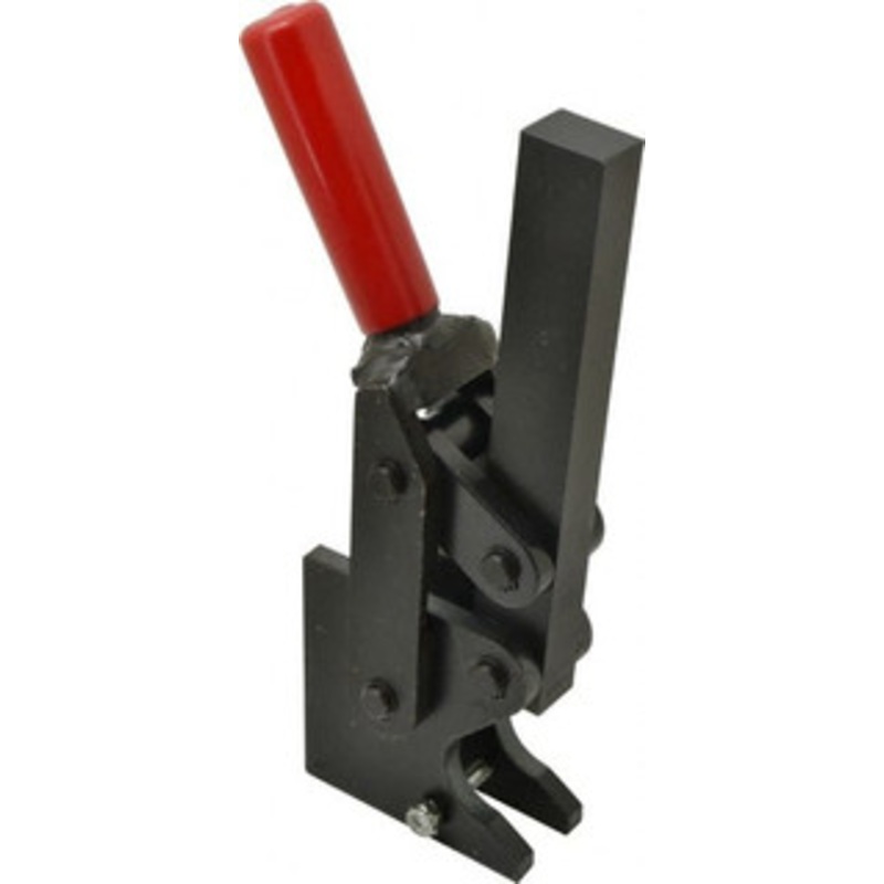 Destaco 4,000 Lb Holding Capacity, Vertical Handle, Manual Hold Down Toggle Clamp 129 Handle Movement, 199 Bar Opening, Solid Bar, Straight Base, Electro-Plated Zinc, Carbon Steel 578 – 03583762
