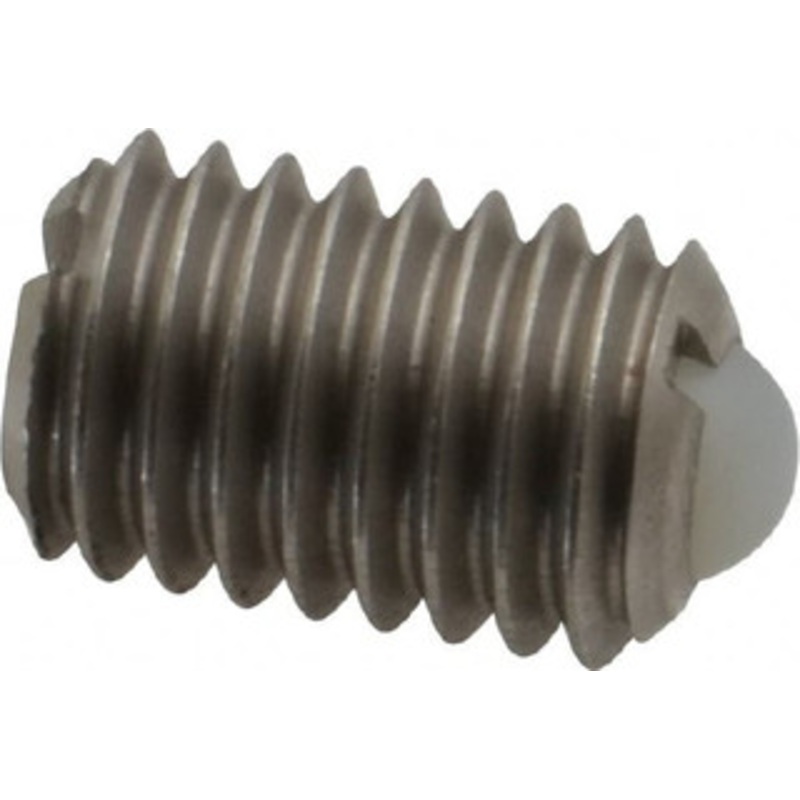 Gibraltar 1/2-13, 0.281 Ball Diam, 0.75 Body Length, 0.072 Max Ball Reach, Threaded Ball Plunger Stainless Steel Body, Nylon Ball, 3 Lb Initial End Force, 6 Lb Final End Force SSWN10-8BL-G – 06694384