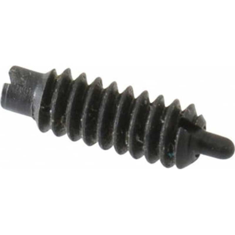 Jergens 6-32, 3/8 Thread Length, 1/16 Plunger Projection, Steel Threaded Spring Plunger 0.046 Max Plunger Diam, 3/8 Plunger Length, 0.5 Lb Init End Force, 3.5 Lb Final End Force 26601 – 82413014
