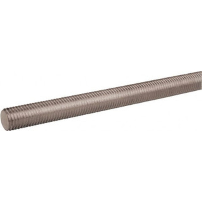 Made in USA #8-32 x 2 ft. Stainless Steel General Purpose Threaded Rod Right Hand Thread, Uncoated, UNC 56057 – 42440982