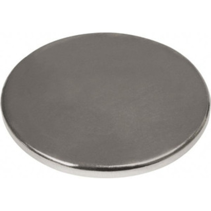 Mag-Mate 1 Diam x 1/16 High Neodymium Rare Earth Magnet 16.5 Lb Max Capacity, 180F Max, Nickel Plated CMP10006P1N42 – 39158613