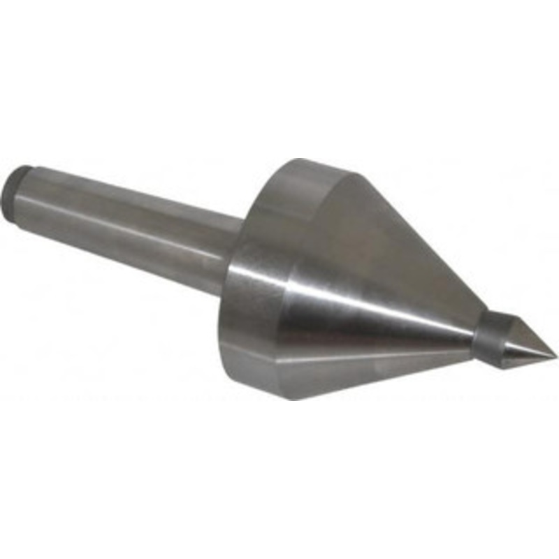 Royal MT4 Taper Shank, 3-3/8 Head Diam 5,700 & 6,865 Lb Capacity Live Center 3,500 Max RPM, 3.15 Head Length, 3/4 Point Diam, 1-1/8 Point Len, 1,165 Lb Max Workpc, 8-11/16 OAL, 3/4 Tip Diam, Long Point 10835 – 01028380