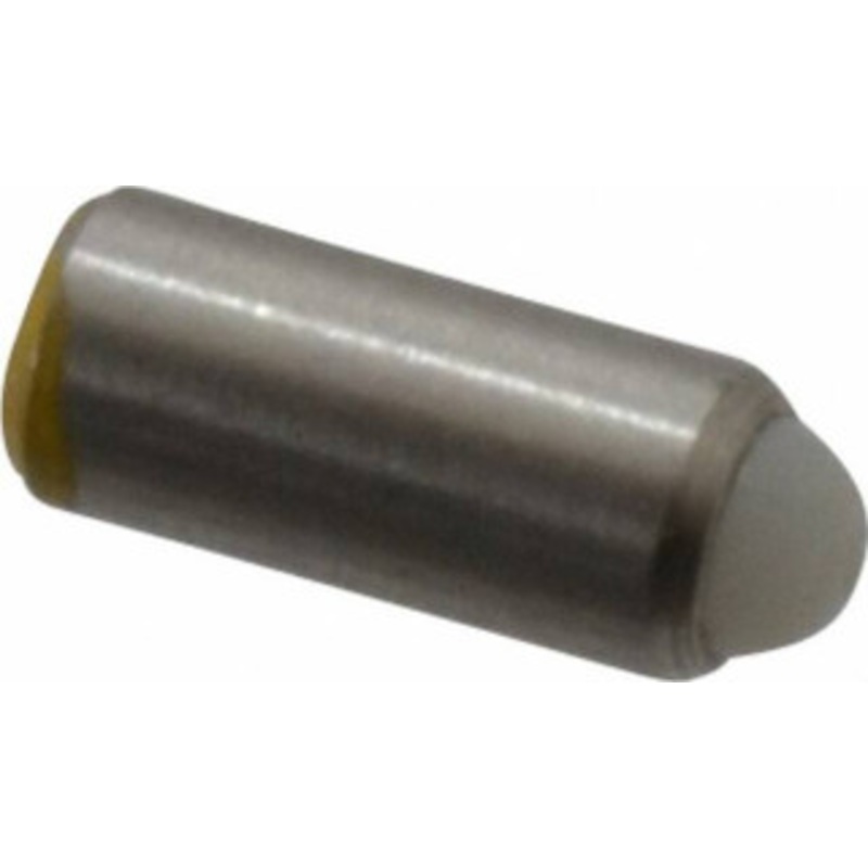 Gibraltar 0.284 Body Length x 1/8 Body Diam, 2 Lb Init to 5 Lb Final End Force, Stainless Steel Press Fit Ball Plunger 0.093 Ball Diam, 0.035 Max Ball Reach, +0.0010, +0.0020 Tolerance 10635SS – 04394490