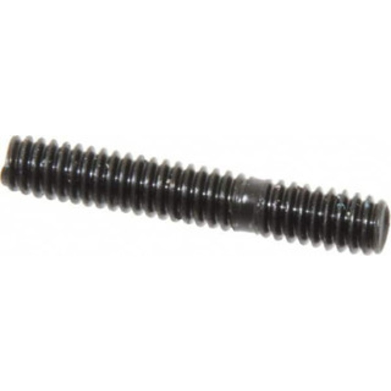Gibraltar 1/4-20 1-1/2 OAL Unequal Double Threaded Stud Carbon Steel, Black Oxide Finish, 7/8 Long Thread Length, 3/8 Short Thread Length 40350G – 86776267
