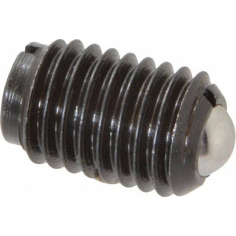 Gibraltar 5/8-11, 0.375 Ball Diam, 63/64 Body Length, 0.096 Max Ball Reach, Threaded Ball Plunger Steel Body, Steel Ball, 9 Lb Initial End Force, 18 Lb Final End Force 10021P – 65220162