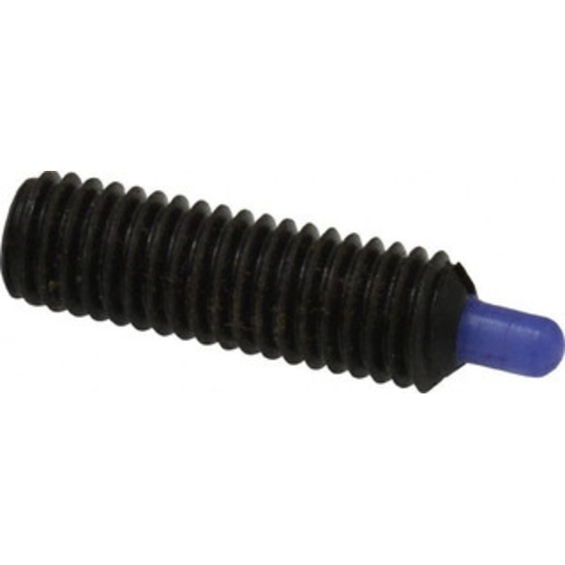 Jergens M8 x 1.25, 25mm Thread Length, 5mm Plunger Projection, Steel Threaded Spring Plunger 3.43mm Max Plunger Diam, 25mm Plunger Length, 1.35 Kg Init End Force, 6.75 Kg Final End Force, 4mm Hex 30473 – 82506585