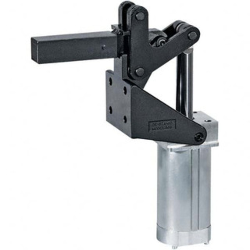 Destaco 4,000 Lb Inner Hold Capacity, Vert Mount, Air Power Hold-Down Toggle Clamp 1/4 NPT Port, 145 Max psi, 91 Bar Opening, 106.68mm Height Under Bar 868 – 89305288