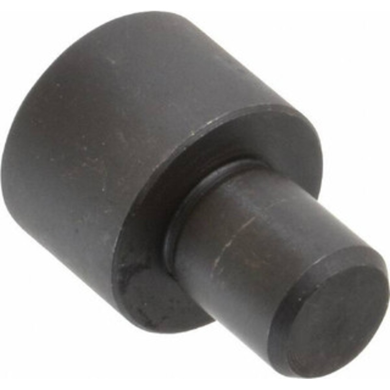 Gibraltar 1-7/32 OAL, 5/8 Head Height, 7/8 OD, 52100 Steel, Unground, Press Fit Rest Button Black Oxide Coating, 1/2 Pin Diam 09663220 – 09663220