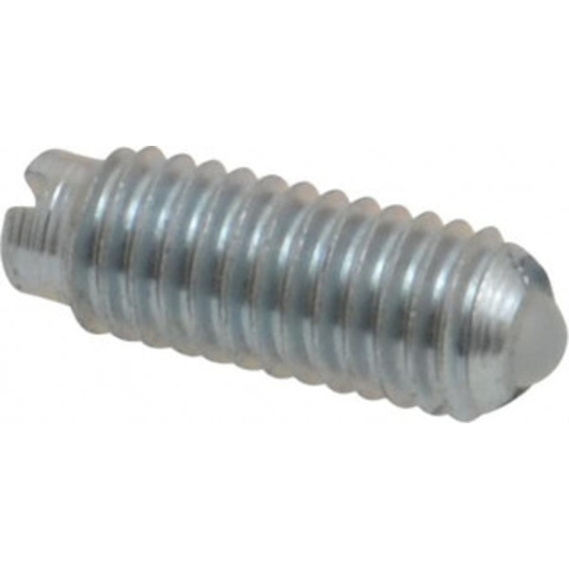Gibraltar 10-32, 0.094 Ball Diam, 0.513 Body Length, 0.025 Max Ball Reach, Threaded Ball Plunger Steel Body, Nylon Ball, 0.5 Lb Initial End Force, 1.5 Lb Final End Force SWN10-3BLCZ-G – 06693873