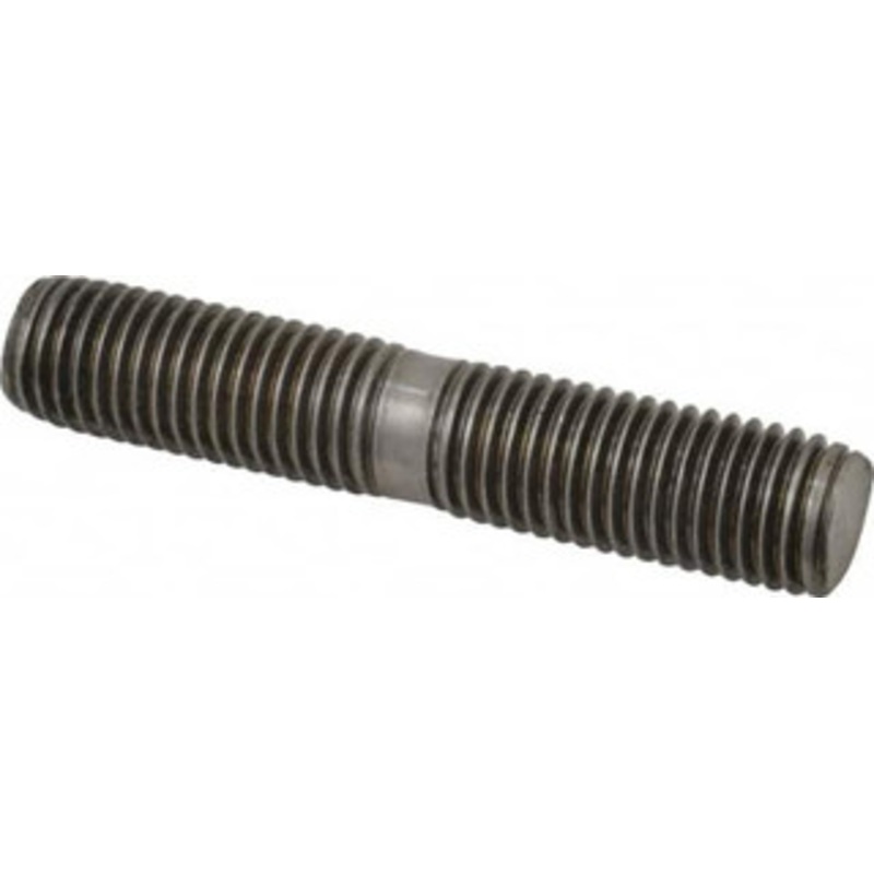 Gibraltar 3/4-10 4 OAL Equal Double Threaded Stud Stainless Steel, Black Oxide Finish, 1-3/4 Equal Thread Length 40973G – 86778156