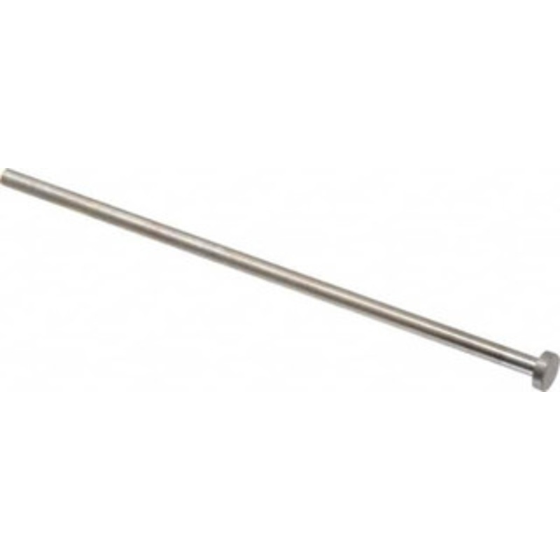 Gibraltar 5mm Pin Diam, 10mm Head Diam x 3mm Head Height, 160mm OAL, Straight Ejector Pin Steel, 157mm Pin Length MT7691-G – 85933794
