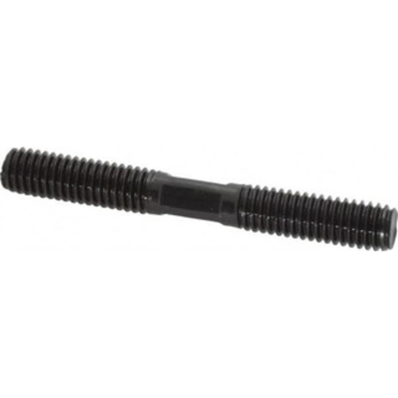 Gibraltar 7/16-14 3-1/2 OAL Equal Double Threaded Stud Alloy Steel, Black Oxide Finish, 1-1/4 Equal Thread Length 40605G – 74540642