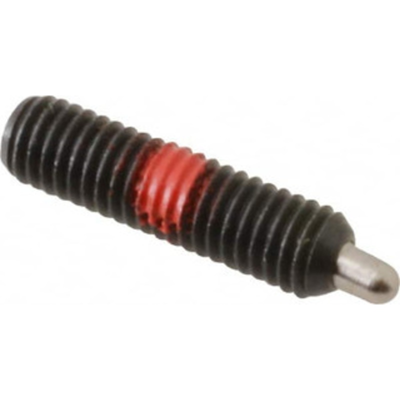 Gibraltar M5 x 0.8, 19mm Thread Length, 3mm Plunger Projection, Steel Threaded Spring Plunger 2.36mm Max Plunger Diam, 19mm Plunger Length, 1.3 Lb Init End Force, 2.7 Lb Final End Force, 2.5mm Hex 67010G – 02056851