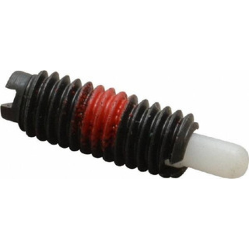 Jergens M6 x 1.0, 16mm Thread Length, 4mm Plunger Projection, Steel Threaded Spring Plunger 3.02mm Max Plunger Diam, 16mm Plunger Length, 0.14 Kg Init End Force, 1.59 Kg Final End Force 30772 – 82507252
