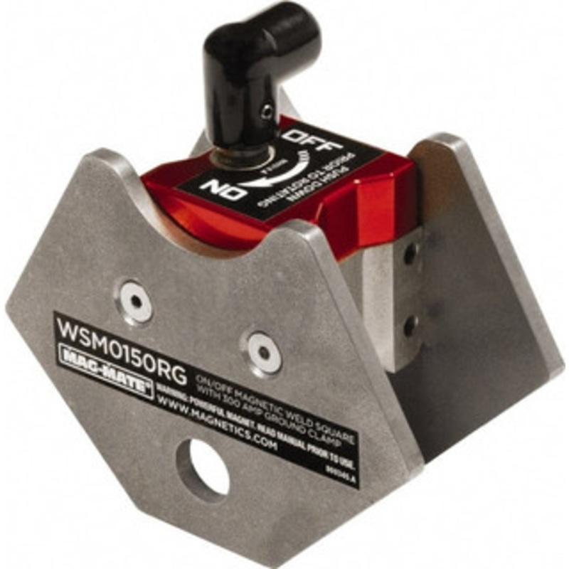 Mag-Mate 1-15/16 Wide x 4 Deep x 3-3/4 High Rare Earth Magnetic Welding & Fabrication Square 150 Lb Average Pull Force WSM0150RG – 59267070