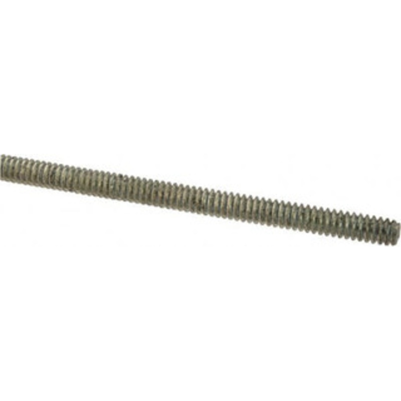Value Collection #6-32 x 2 ft. Low Carbon Steel Threaded Rod Right Hand Thread, Zinc Plated Finish, UNC 03032 – 04352183