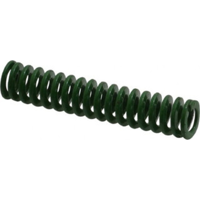 Danly 3/8 Hole Diam, 3/16 Rod Diam, 1-3/4 Free Length, Green Die Spring 3.59 Lb Max Deflection, 0.69 Max Deflection, Light Duty, Chromium Vanadium Steel 9-0607-11 – 76010040