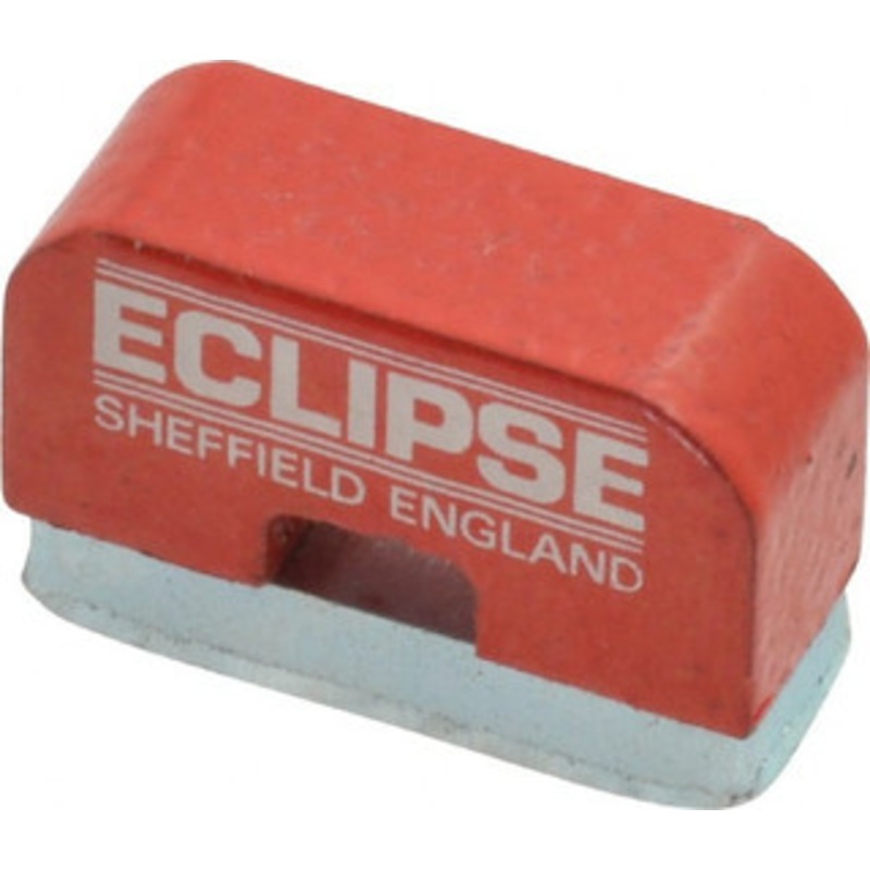 Eclipse Magnetics 5/16 Overall Width, 7/8 Deep, 7/16 High, 1 Lb Average Pull Force, Alnico Horseshoe Magnet 550C Operating Temprature, 1/4 Gap Width, 5/16 Pole Width, Grade 5 Alnico E801 – 06570006