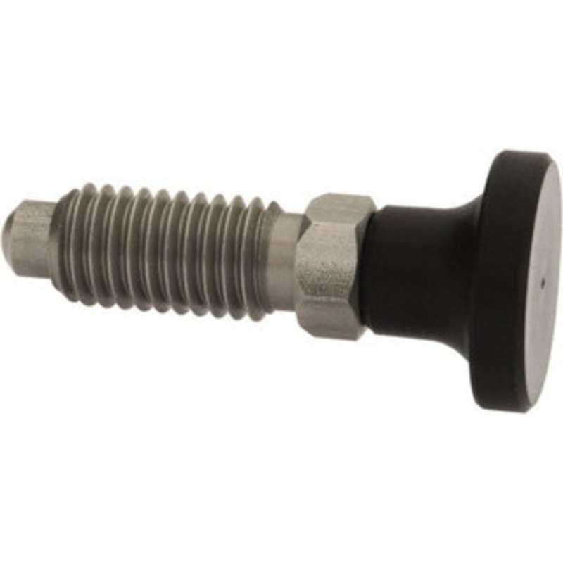 Gibraltar 1/2-13, 1 Thread Length, 0.31 Max Plunger Diam, 0.5 Lb Init to 1.75 Lb Final End Force, Knob Handle Plunger Delrin Knob, 1-1/4 Body Length, 1 Length Under Head/Shoulder, 1/4 Plunger Projection SDKN50-PT-G – 40074585