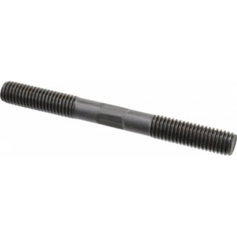 Gibraltar 1/2-13 5 OAL Equal Double Threaded Stud Alloy Steel, Black Oxide Finish, 1-1/2 Equal Thread Length 40708G – 74473687