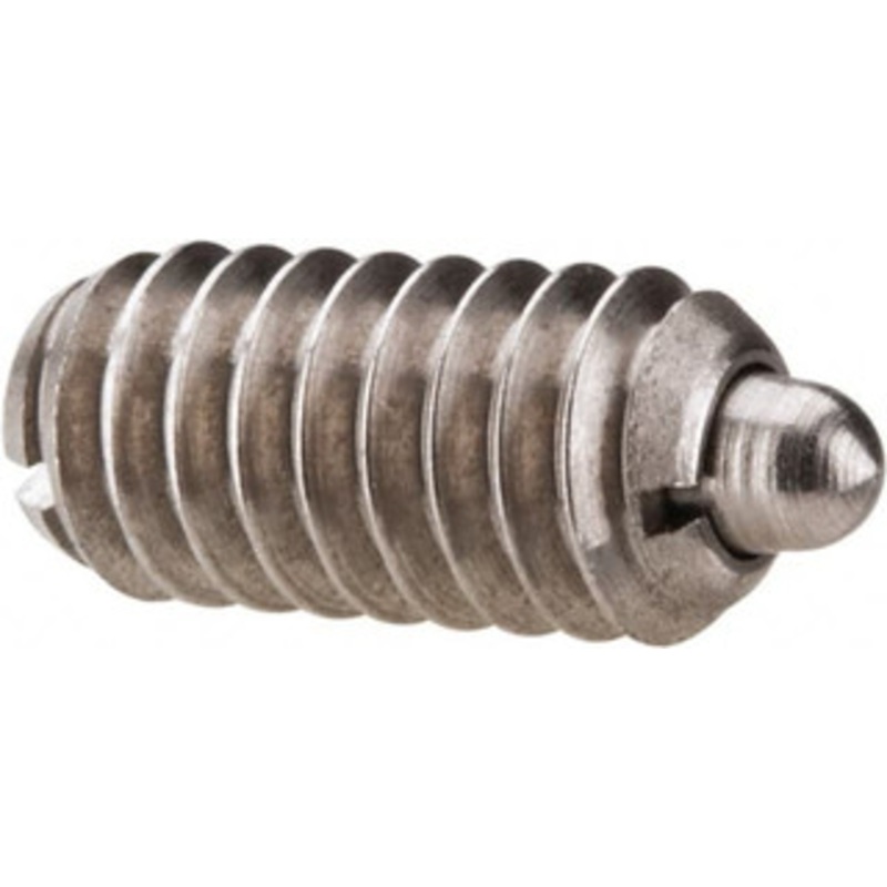 Gibraltar 1/4-20, 17/32 Thread Length, 0.078 Plunger Projection, Stainless Steel Threaded Spring Plunger 0.119 Max Plunger Diam, 0.531 Plunger Length, 3 Lb Init End Force, 10.5 Lb Final End Force SSW10-4S-G – 73260218