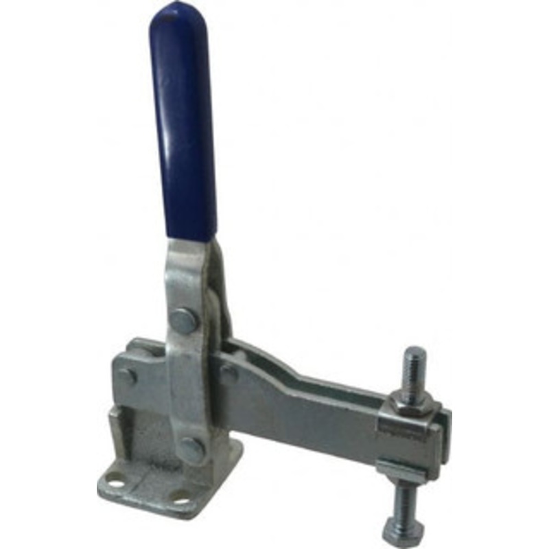 Gibraltar 1,400 Lb Holding Capacity, Vertical Handle, Manual Hold Down Toggle Clamp 83 Handle Movement, 69 Bar Opening, U-Bar, Flanged Base, Carbon Steel GIB-U-2010 – 84520576