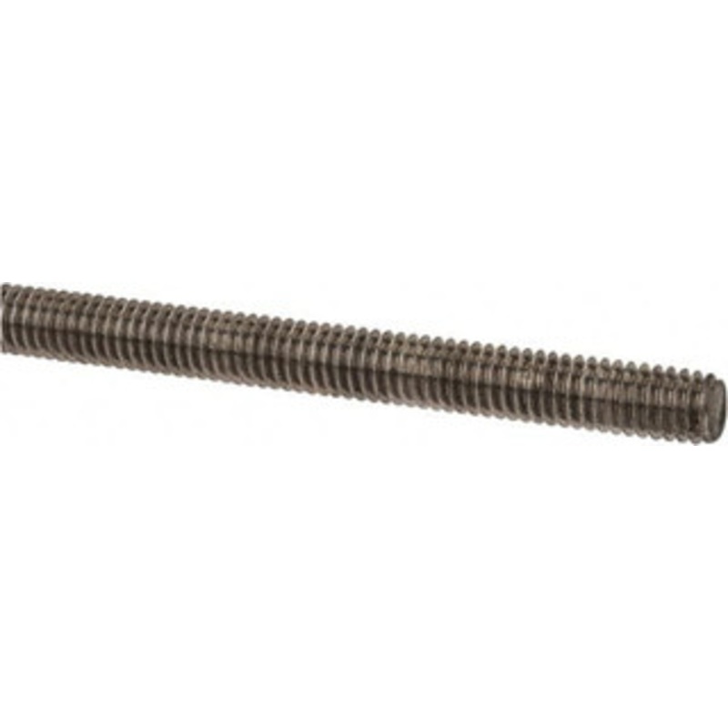 Made in USA 1/2-20 x 6 ft. Low Carbon Steel Threaded Rod Right Hand Thread, Zinc Plated Finish, UNF 20606 – 66057191