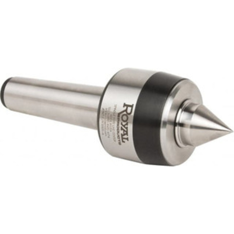 Royal MT5 Taper Shank, 3.45 Head Diam 8,960 Lb Capacity Live Center 3,500 Max RPM, 2.81 Head Length, 1-1/4 Point Diam, 1.84 Point Len, 3,260 Lb Max Workpc, 10-1/4 OAL, Standard Point 10105 – 00099150