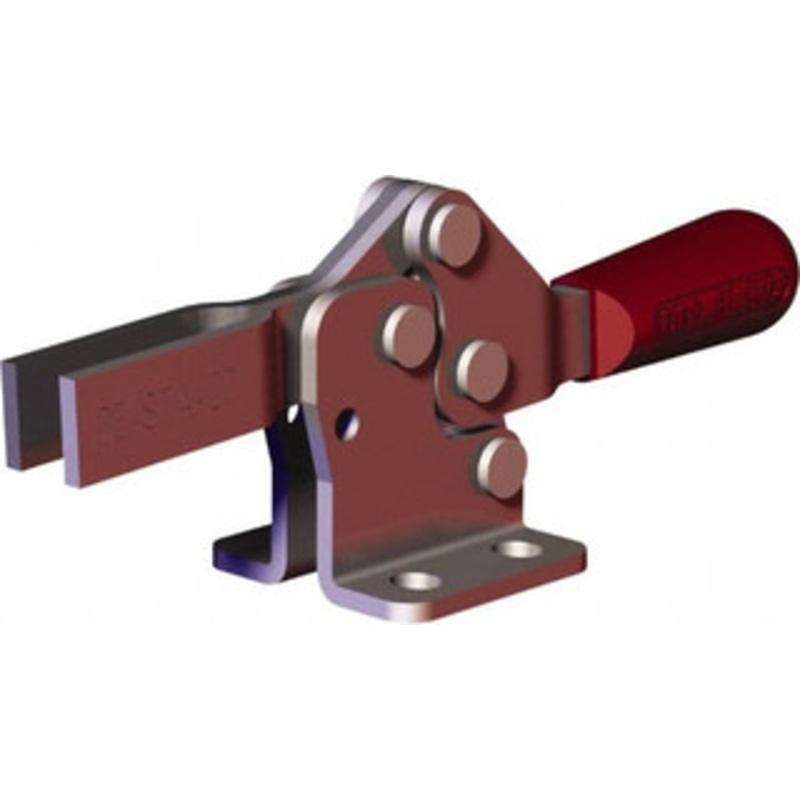 Destaco 151 Lb Holding Capacity, Horizontal Handle, Manual Hold Down Toggle Clamp 60 Handle Movement, 90 Bar Opening, U-Bar, Flanged Base, Carbon Steel 213-U-L – 44003721
