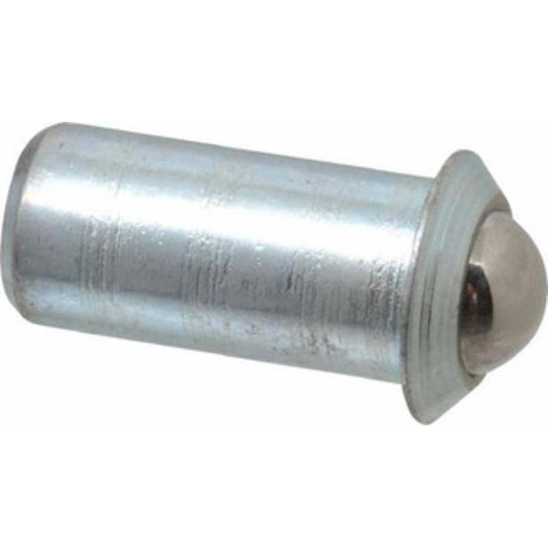 Gibraltar 0.0786 Body Length x 3/8 Body Diam, 2.5 Lb Init to 7 Lb Final End Force, Steel Press Fit Ball Plunger 5/16 Ball Diam, 0.11 Max Ball Reach, 0.078 Flange Thickness SWPF10-6BLCZ-G – 59590612