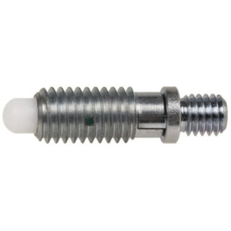 Gibraltar 1/2-13, 7/8 Thread Length, 0.31 Max Plunger Diam, 0.75 Lb Init to 4 Lb Final End Force, Locking Knob Handle Plunger Knobless Threaded Stud, 1-1/8 Length Under Head/Shoulder, 1/4 Plunger Projection 34247SS – 80380801