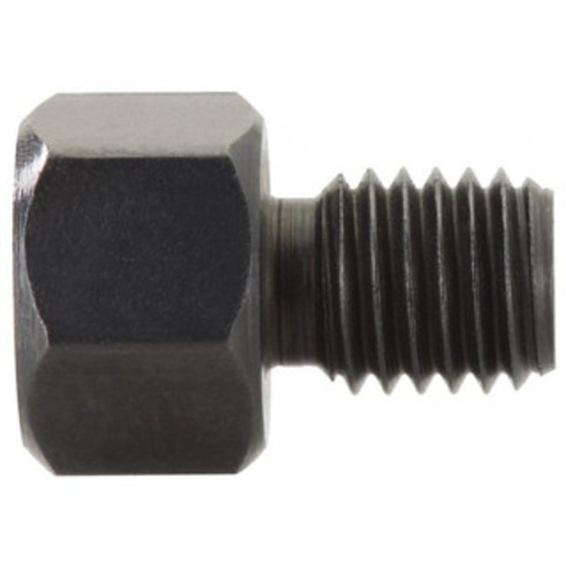 Gibraltar 15/16 OAL, 3/8 Head Height, Low Carbon Steel, Threaded Rest Button Black Oxide Coating, 1/2-20 Thread, 3/4 Hex Z2440 – 09663519