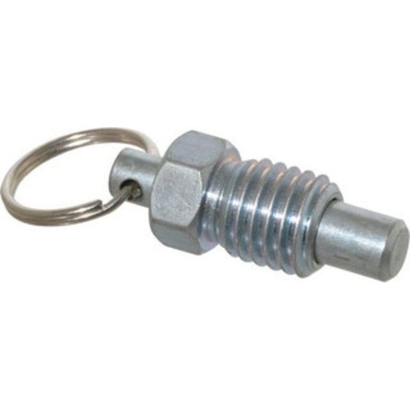 Gibraltar 5/8-11, 0.56 Thread Length, 0.38 Plunger Diam, 0.44 Plunger Projection, 1.25 Lb Init to 5 Lb Final End Force, Steel Pull Ring Plunger 0.69 Len Under Head, 1 Body Len, 1 Ring Diam, 1.31 Plunger Len, 0.62 Hex PR58-G – 67974956