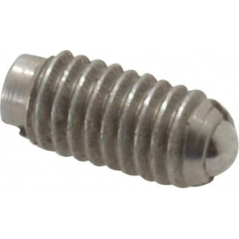 Gibraltar 8-36, 0.093 Ball Diam, 11/32 Body Length, 0.025 Max Ball Reach, Threaded Ball Plunger Stainless Steel Body, Stainless Steel Ball, 0.5 Lb Initial End Force, 1.25 Lb Final End Force 10004P – 85508497