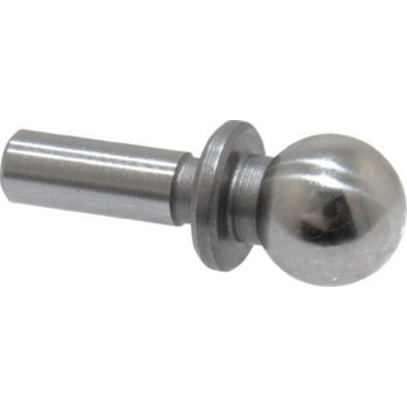 Jergens 1/4 Ball Diam, 1/8 Shank Diam, Steel Inspection Tooling Ball Slip-Fit Shank, 9/16 Ball Center to Shank Bottom, 0.2 Ball Center to Shoulder Bottom, with Shoulder 29041 – 99095408