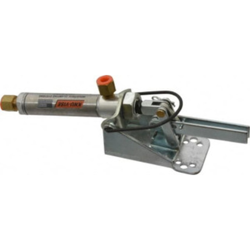 Knu-Vise 50 Lb Inner Hold Capacity, Horiz Mount, Air Power Hold-Down Toggle Clamp 1/8 NPTF Port, 95 Bar Opening, 1 Height Under Bar AO-50 – 08106502