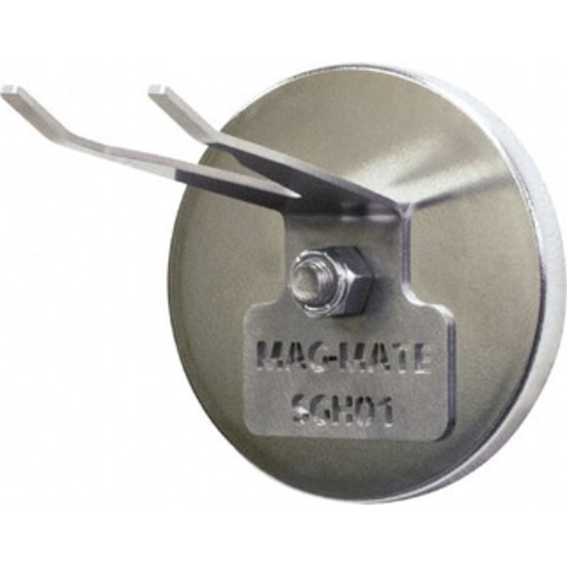 Mag-Mate 190 Lb Max Pull Force, 1/2 Overall Height, 4-29/32 Diam, Ceramic Cup Magnet Magnetic Spray Gun Holder Style, Chrome Plated SGH01 – 92674894