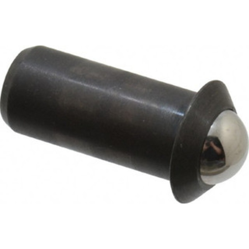 Gibraltar 1.1 Body Length x 1/2 Body Diam, 8 Lb Init to 18 Lb Final End Force, Steel Press Fit Ball Plunger 7/16 Ball Diam, 0.161 Max Ball Reach, 0.11 Flange Thickness SWPF10-8B-G – 59590646