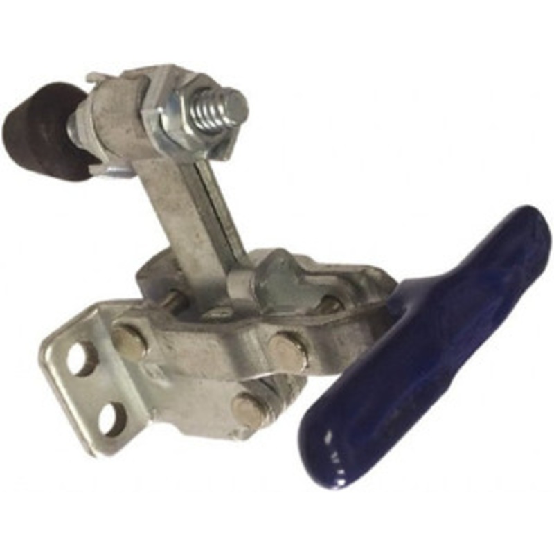 Gibraltar 200 Lb Holding Capacity, Vertical Handle, Manual Hold Down Toggle Clamp 64 Handle Movement, 104 Bar Opening, Solid Bar, Flanged Base, Carbon Steel GIB-U-102T-9 – 77864411