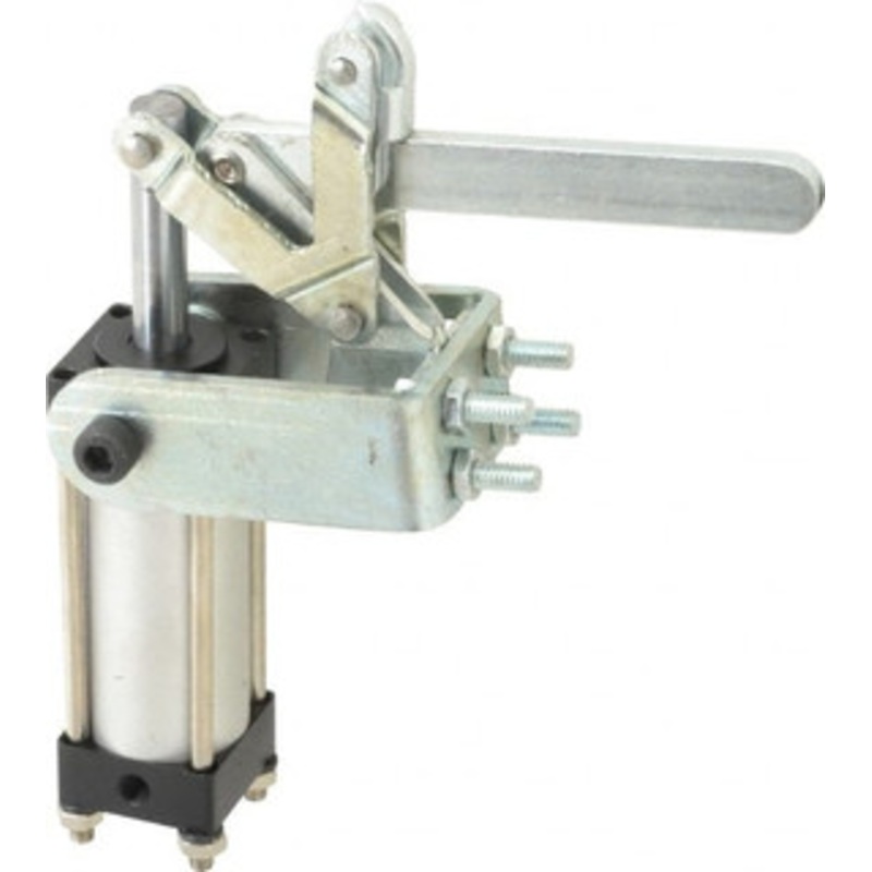 Gibraltar 450 Lb Inner Hold Capacity, Horiz Mount, Air Power Hold-Down Toggle Clamp 1/8 NPT Port, 95 Bar Opening, 2.76 Height Under Bar GIB-AC20820ASMR – 77863645