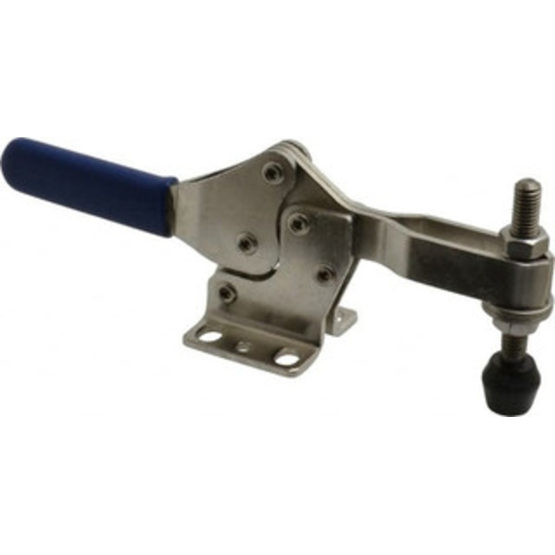 Gibraltar 600 Lb Holding Capacity, Horizontal Handle, Manual Hold Down Toggle Clamp 56 Handle Movement, 91 Bar Opening, U-Bar, Flanged Base, Electro-Plated Zinc, Stainless Steel GIB-D-227USS – 84520436