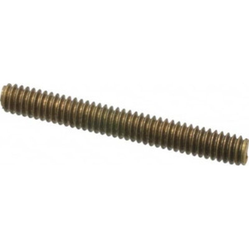 Value Collection 1/4-20 2 OAL Fully Threaded Stud Brass, Plain Finish 407-1443 – 07166663