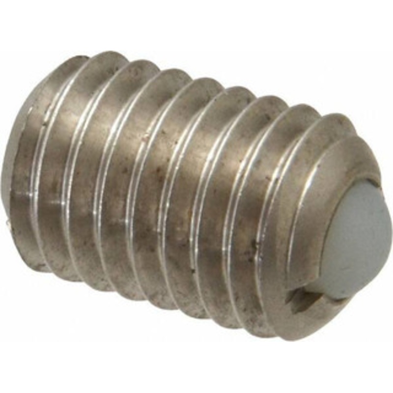 Gibraltar 1/2-13, 0.281 Ball Diam, 0.75 Body Length, 0.072 Max Ball Reach, Threaded Ball Plunger Stainless Steel Body, Nylon Ball, 6 Lb Initial End Force, 30 Lb Final End Force SSWN10-8BH-G – 06694277
