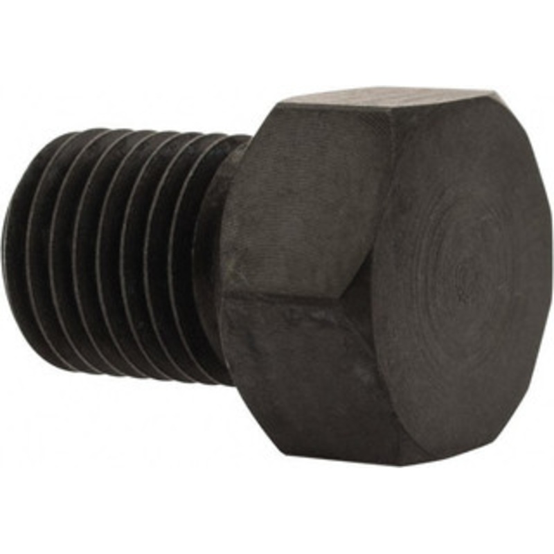 Gibraltar 11/16 OAL, 1/4 Head Height, Low Carbon Steel, Threaded Rest Button Black Oxide Coating, 3/8-24 Thread, 1/2 Hex Z2430 – 09663477
