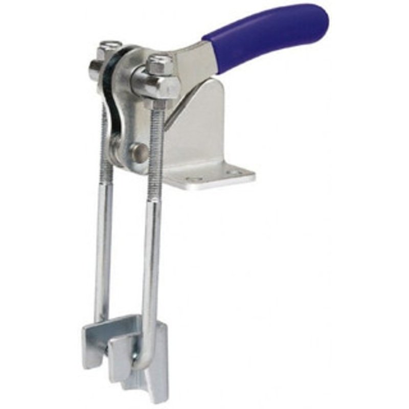 Gibraltar 500 Lb Capacity, Vertical, U Hook, Flanged Base, Carbon Steel Pull Action Latch Clamp 1.53 Drawing Movement, 3.35 OAL, Straight Handle GIB-LU-410-1 – 77863934