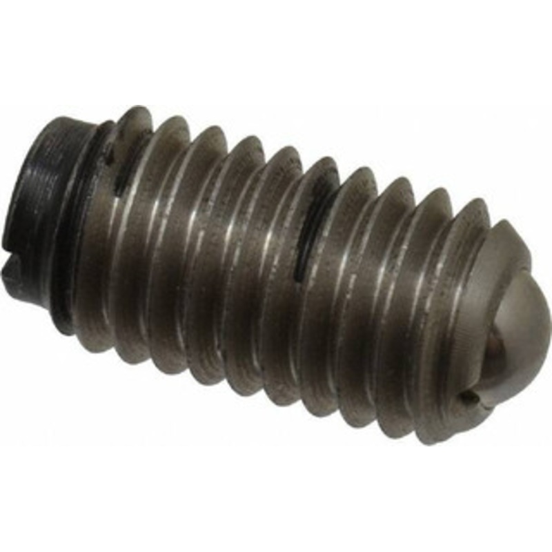 Gibraltar M8x1.25, 5mm Ball Diam, 16mm Body Length, 1.5mm Max Ball Reach, Threaded Ball Plunger Stainless Steel Body, Stainless Steel Ball, 3.37 Lb Initial End Force, 6.75 Lb Final End Force MSSW10-5B-G – 06693782