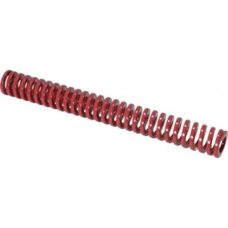 Danly 3/8 Hole Diam, 3/16 Rod Diam, 3 Free Length, Red Die Spring 4.34 Lb Max Deflection, 0.9 Max Deflection, Heavy Duty, Chromium Vanadium Steel 9-0612-26 – 76014075